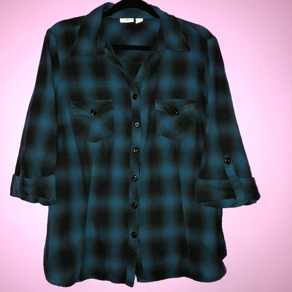 Cato Tops - Cato Plaid Button Down Shirt 18/20